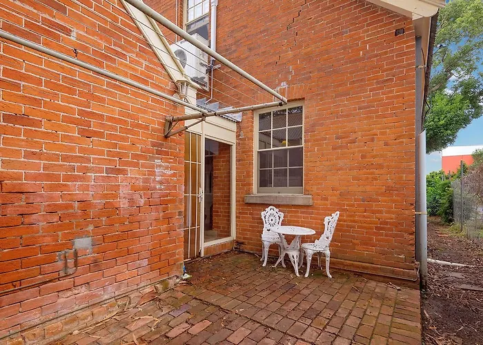 Eliza 1875 Red Brick Duplex Townhouse
